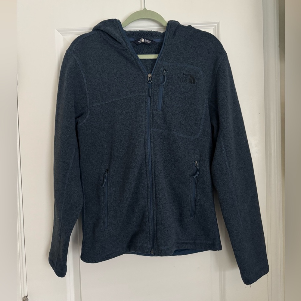 Northface zip up fleece mens small